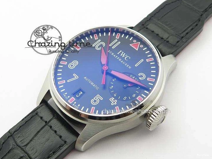 MIROTIME 0101 RelaxedFit Big Pilot Real PR IW500435 “Muhammad Ali” ZF Best Edition On Black Leather Strap A 7295